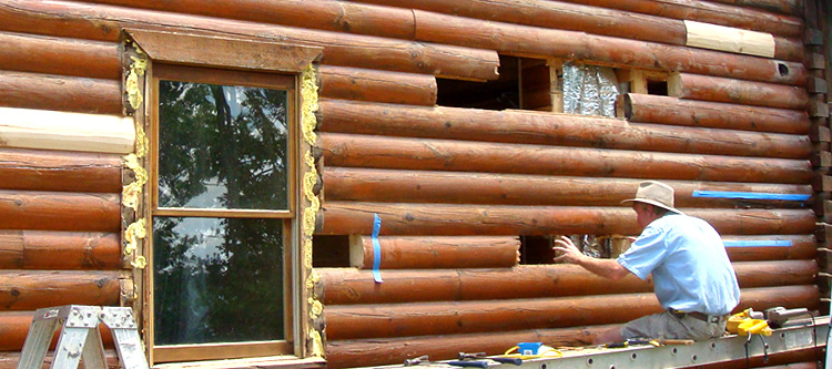 Log Home Repair Bucks, Alabama