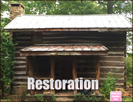 Historic Log Cabin Restoration  Mobile County, Alabama